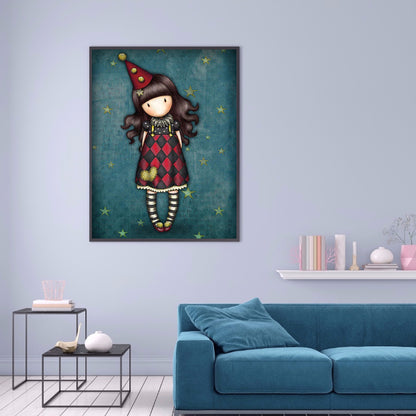 Cartoon Doll - Full Round Drill Diamond Painting 30*40CM