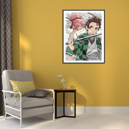 Cartoon Figure - Full Round Drill Diamond Painting 30*40CM