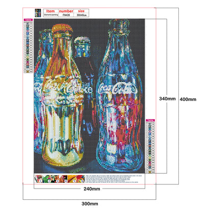 Coke Drink - Full Round Drill Diamond Painting 30*40CM