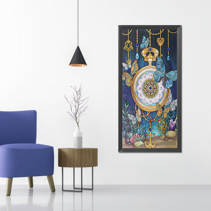 Clock - Special Shaped Drill Diamond Paintng 30*60CM