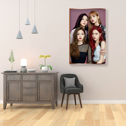 Pop Group - Full Round Drill Diamond Painting 30*40CM