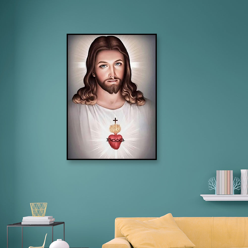 Jesus - Full Round Drill Diamond Painting 30*40CM