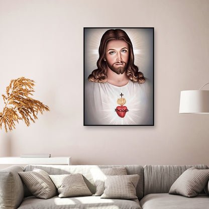 Jesus - Full Round Drill Diamond Painting 30*40CM