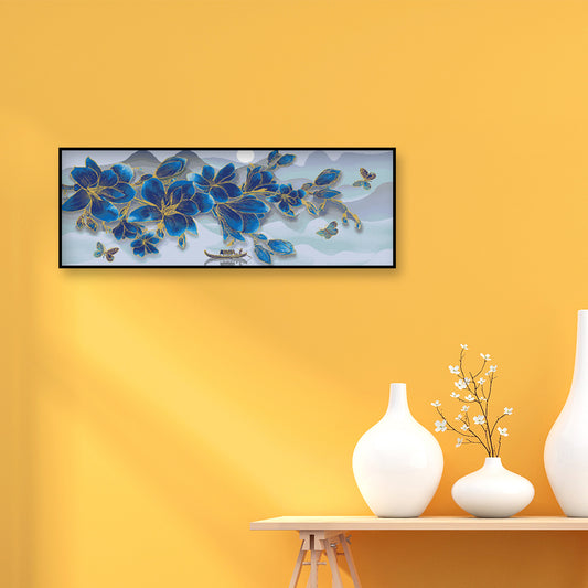 Flowers - 11CT Stamped Cross Stitch 80*30CM