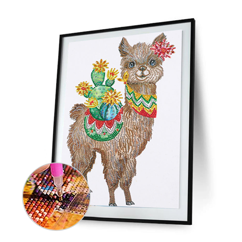 Alpaca - Special Shaped Drill Diamond Painting 30*40CM