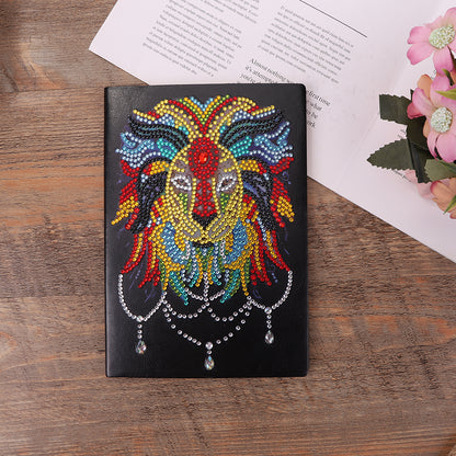 DIY Special Shaped Diamond Painting 50 Pages Notebook Diary Book Art Kits