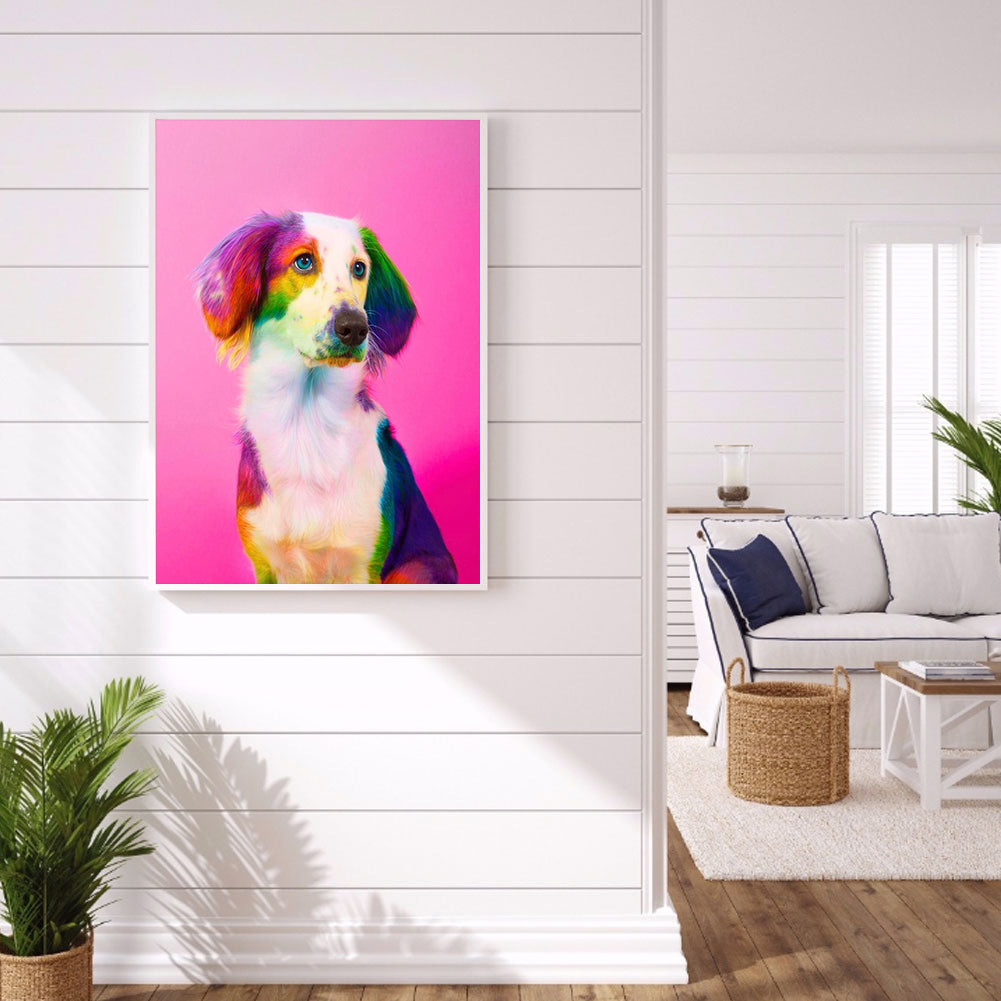 Dog - Full Round Drill Diamond Painting 30*40CM