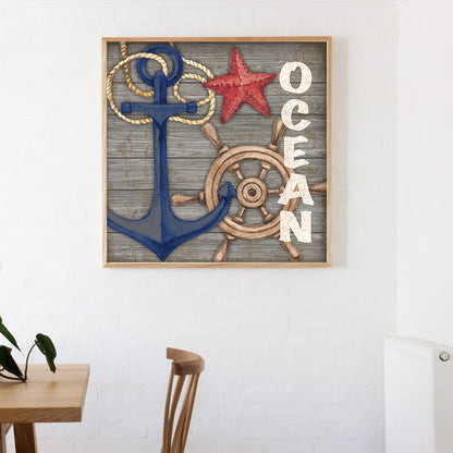 Ocean Breeze - Full Round Drill Diamond Painting 30*30CM
