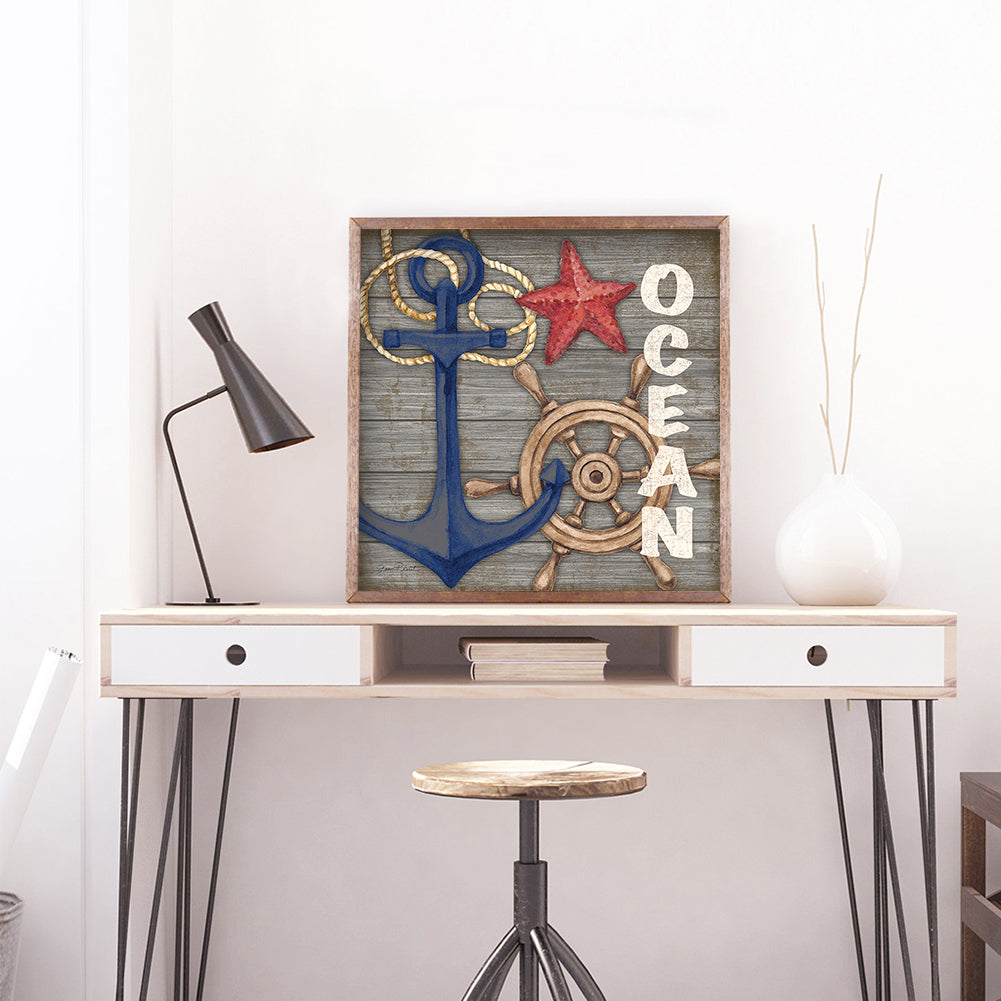 Ocean Breeze - Full Round Drill Diamond Painting 30*30CM
