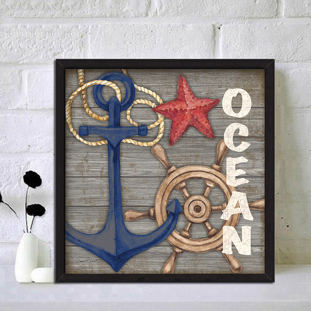 Ocean Breeze - Full Round Drill Diamond Painting 30*30CM