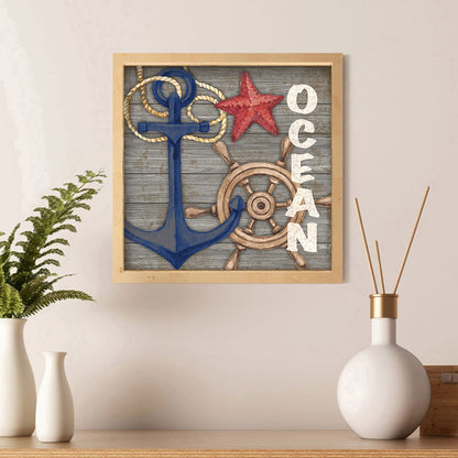 Ocean Breeze - Full Round Drill Diamond Painting 30*30CM