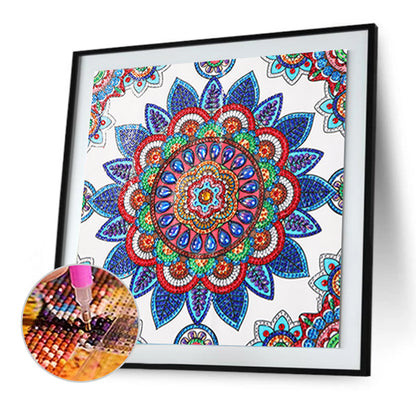 Datura Flower - Special Shaped Drill Diamond Painting 30*30CM