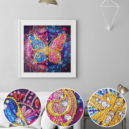 Butterfly - Special Shaped Drill Diamond Painting 30*30CM