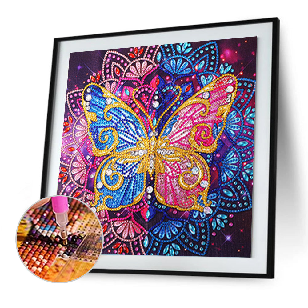 Butterfly - Special Shaped Drill Diamond Painting 30*30CM