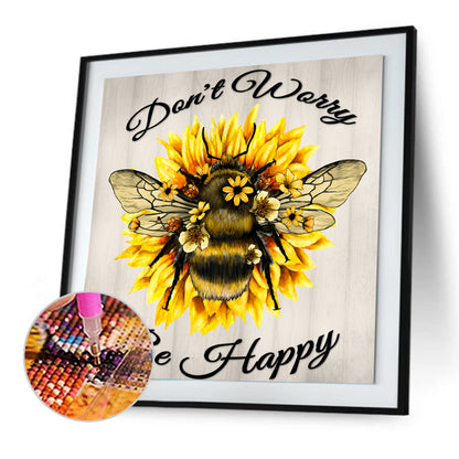 Bee - Full Round Drill Diamond Painting 40*40CM