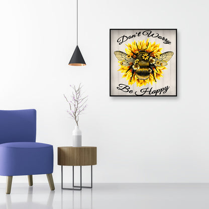 Bee - Full Round Drill Diamond Painting 40*40CM