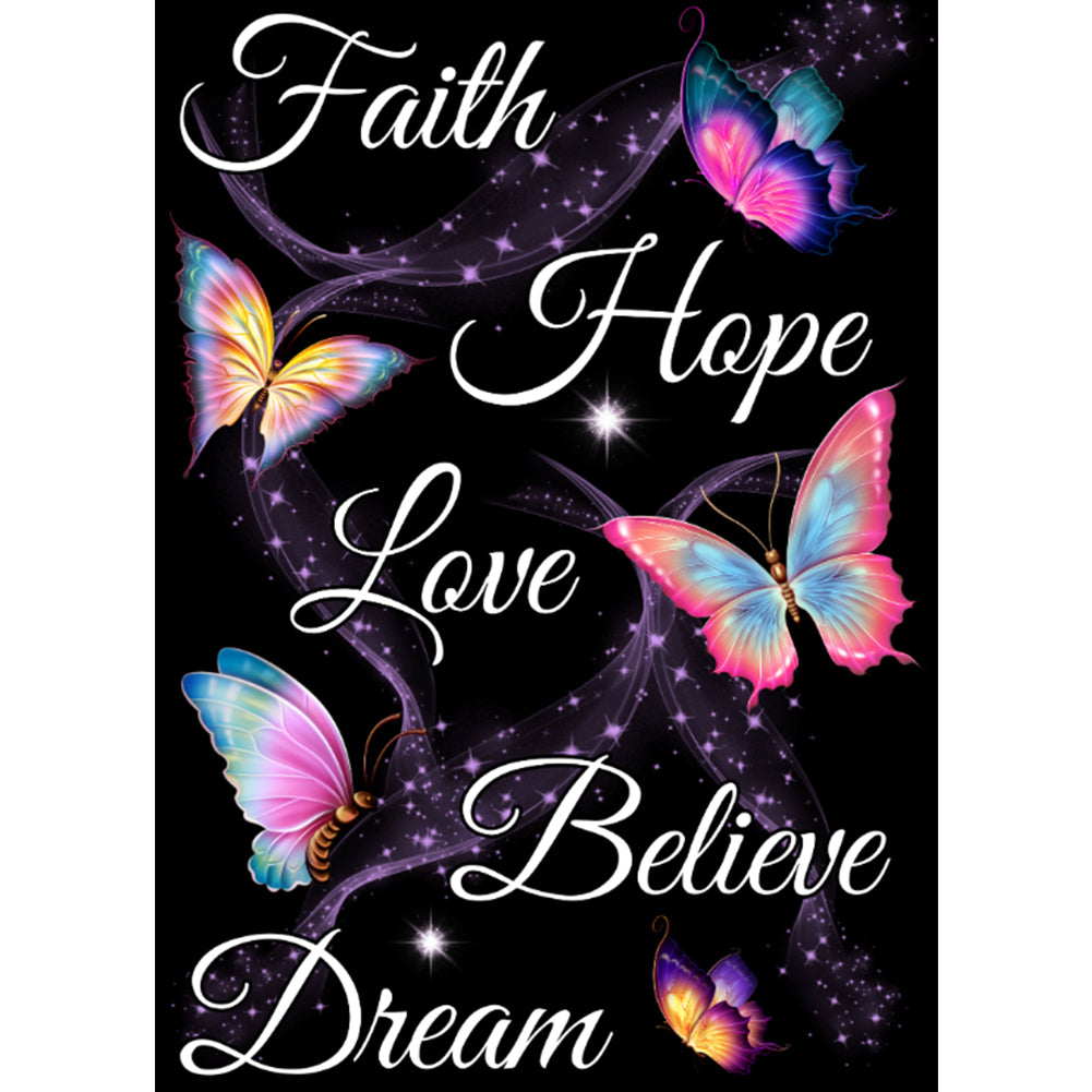 Love - Full Round Drill Diamond Painting 35*45CM