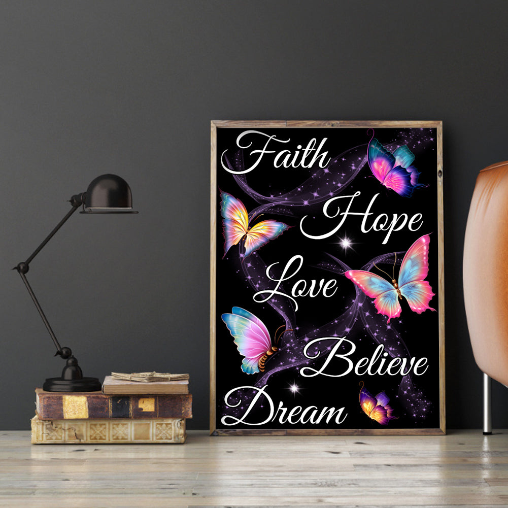 Love - Full Round Drill Diamond Painting 35*45CM