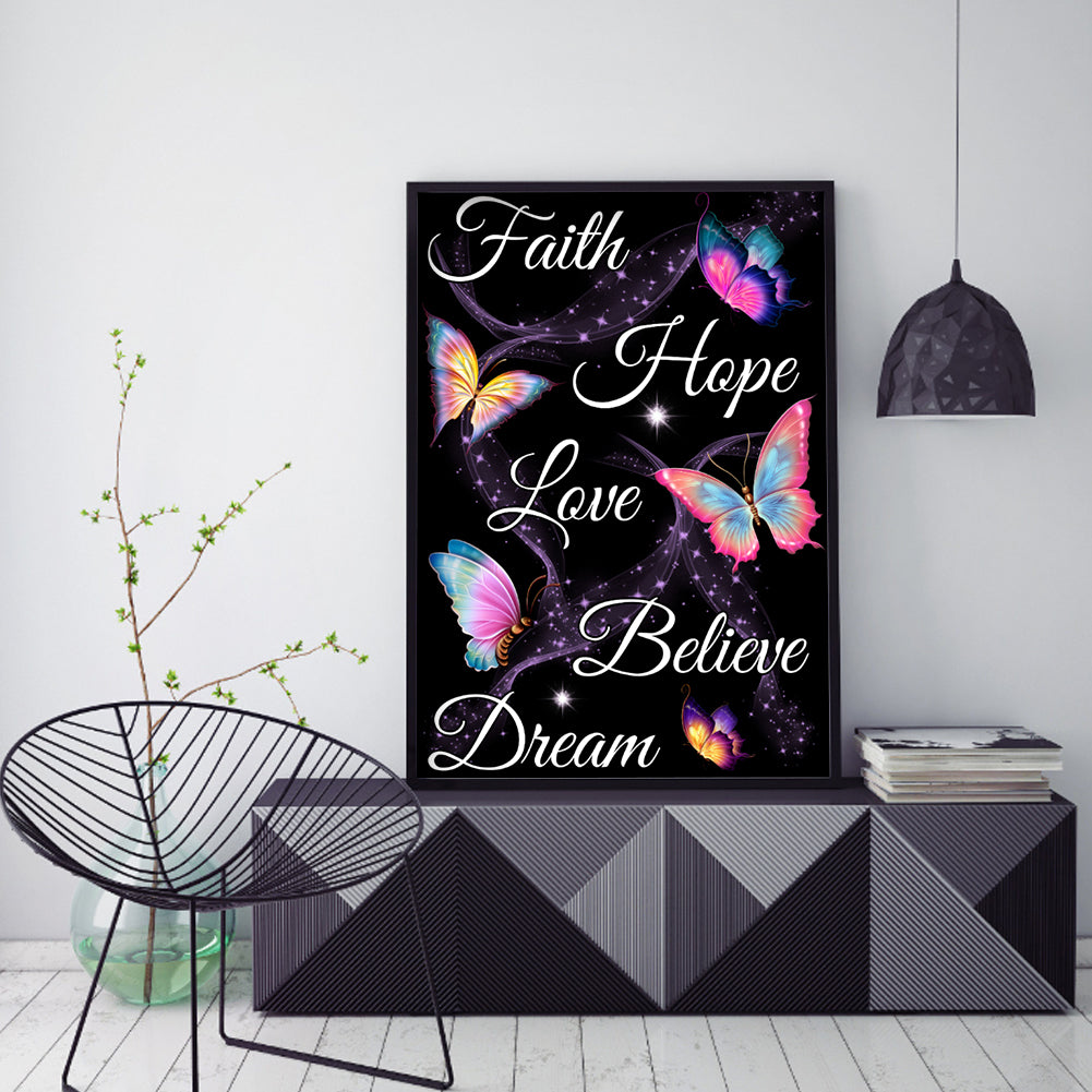 Love - Full Round Drill Diamond Painting 35*45CM