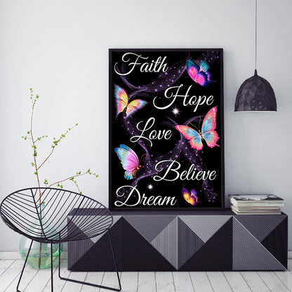 Love - Full Round Drill Diamond Painting 35*45CM