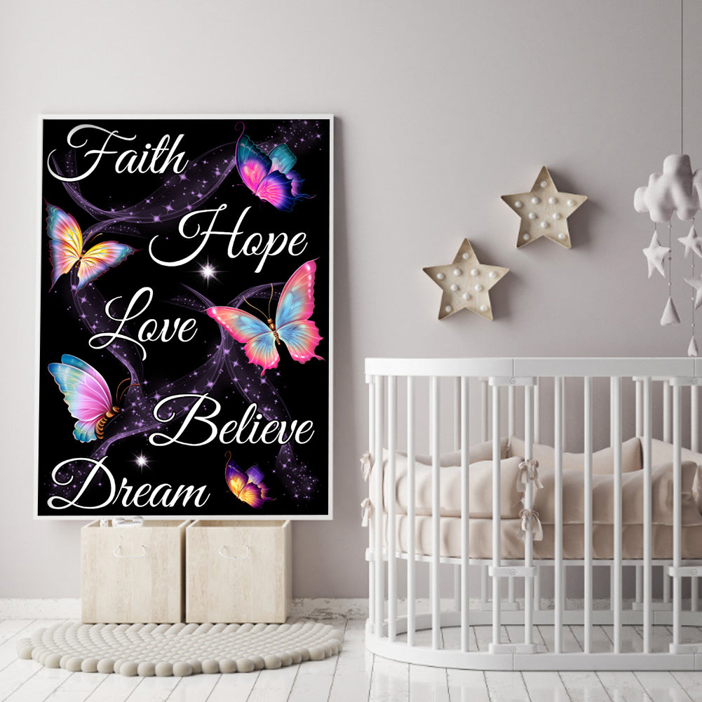 Love - Full Round Drill Diamond Painting 35*45CM