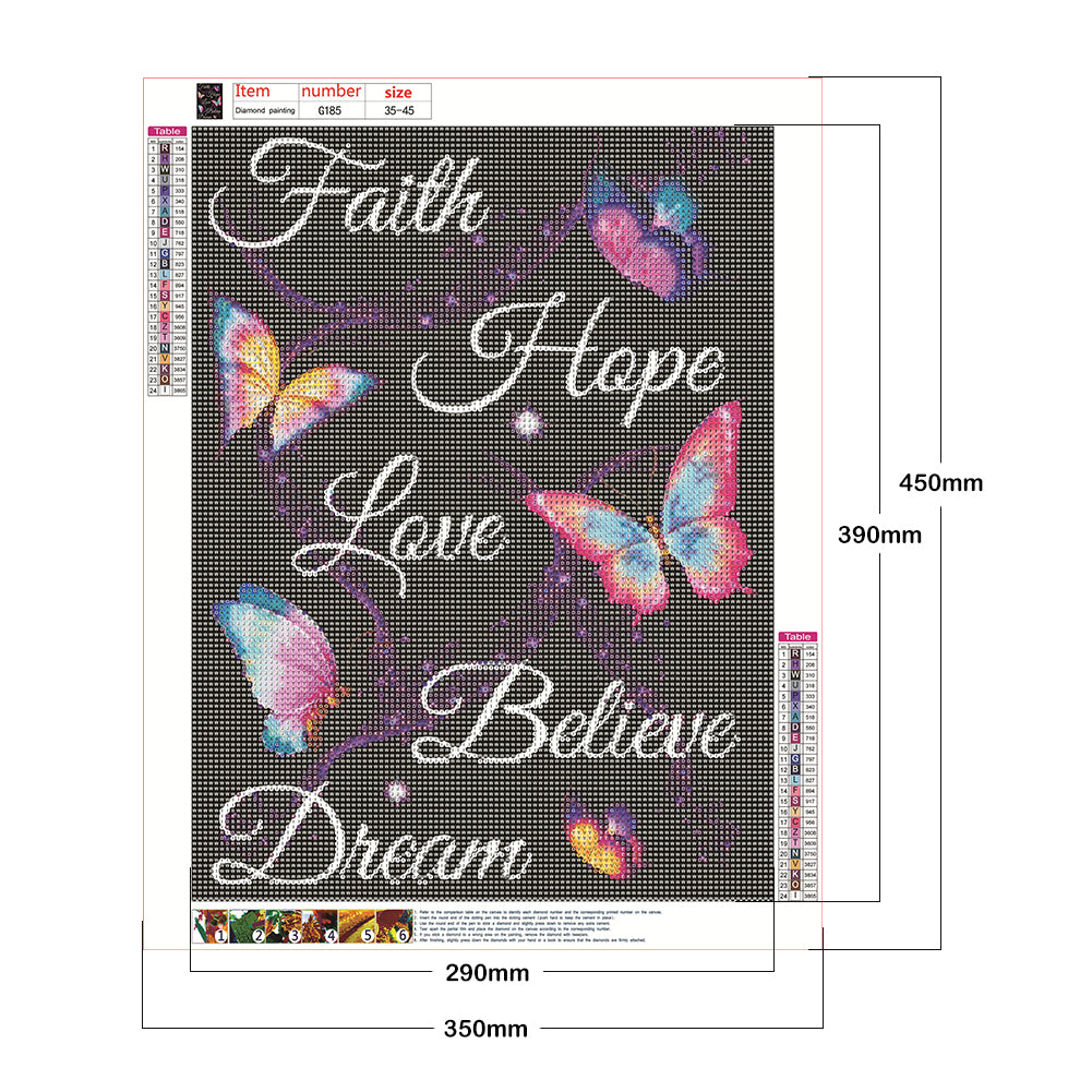 Love - Full Round Drill Diamond Painting 35*45CM