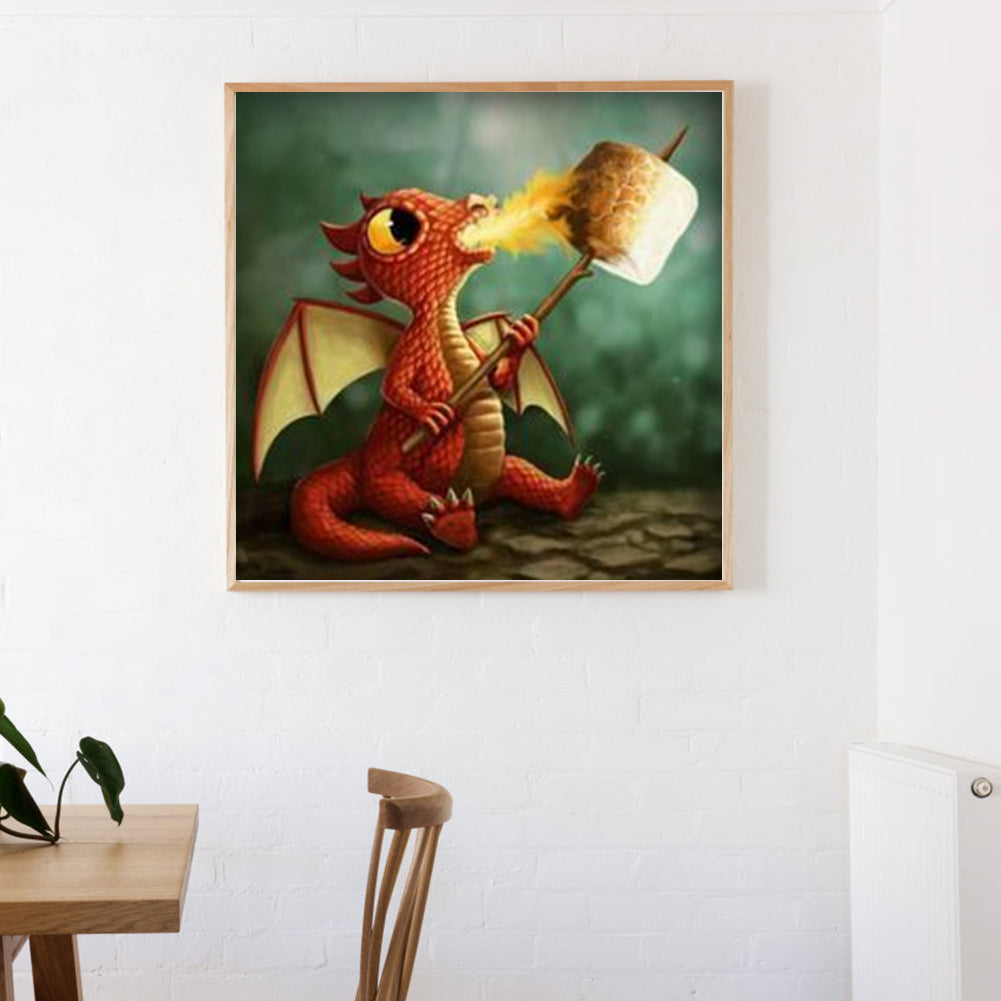 Charizard - Full Round Drill Diamond Painting 30*30CM