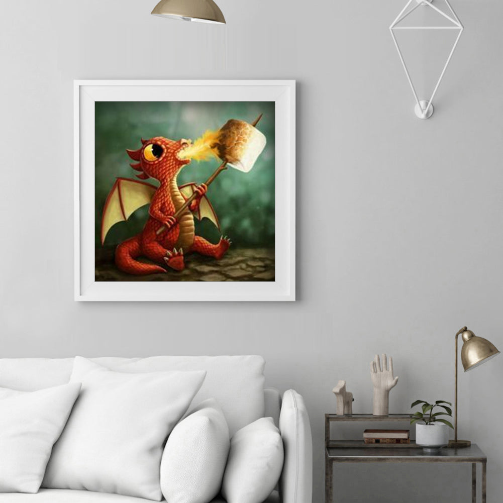 Charizard - Full Round Drill Diamond Painting 30*30CM