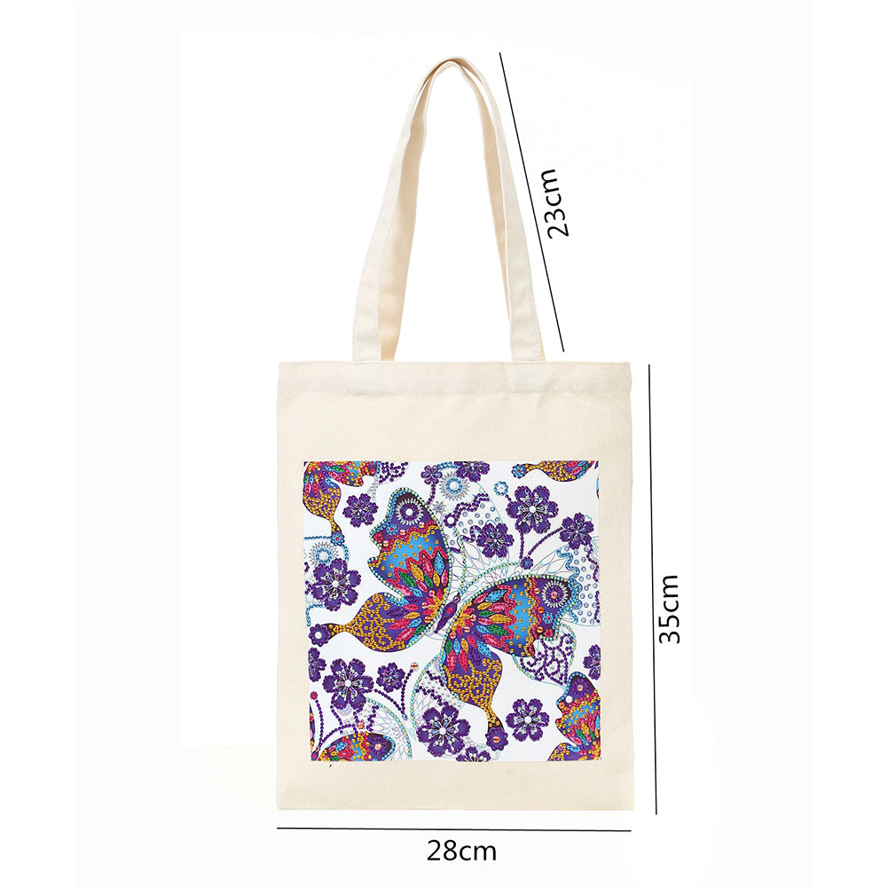 DIY Plant Animal Diamond Painting Shopping Tote Bags Mosaic Kit Art Drawing