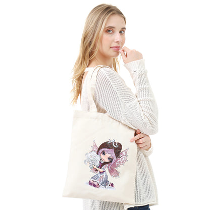 DIY Plant Animal Diamond Painting Shopping Tote Bags Mosaic Kit Art Drawing