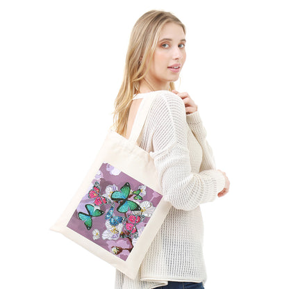 DIY Plant Animal Diamond Painting Shopping Tote Bags Mosaic Kit Art Drawing