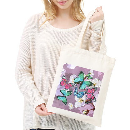 DIY Plant Animal Diamond Painting Shopping Tote Bags Mosaic Kit Art Drawing