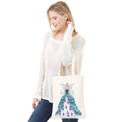 DIY Plant Animal Diamond Painting Shopping Tote Bags Mosaic Kit Art Drawing