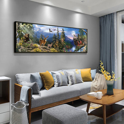 Forest - 11CT Stamped Cross Stitch 90*30CM