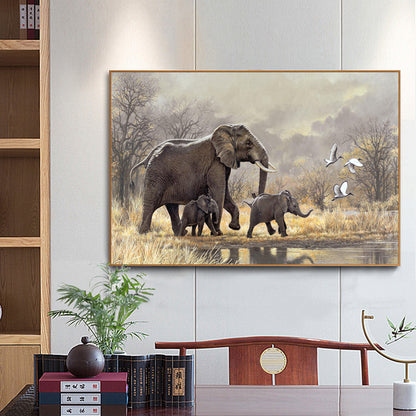 Elephant - Full Square Drill Diamond Painting 40*50CM