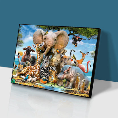 Elephant - Full Square Drill Diamond Painting 40*50CM