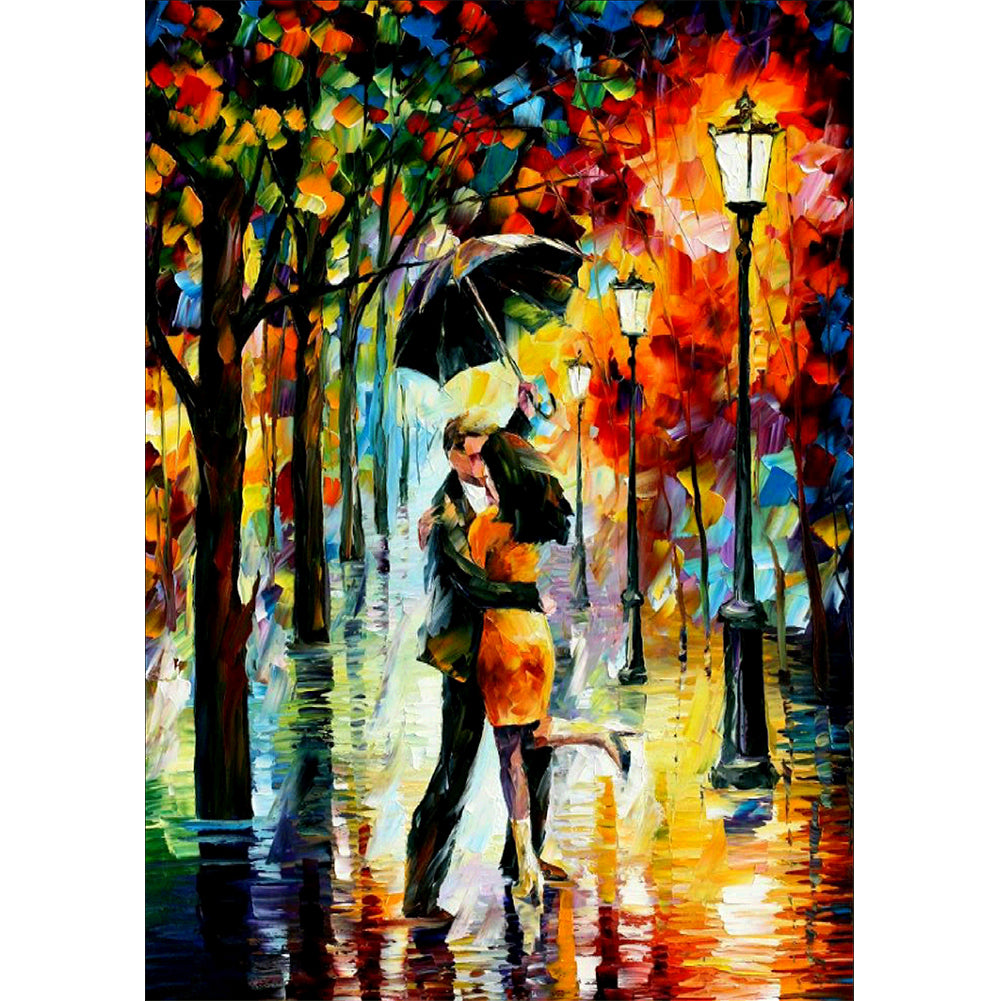 Couples - Full Square Drill Diamond Painting 35*45CM