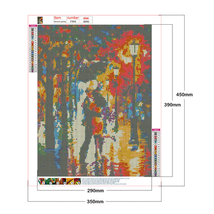 Couples - Full Square Drill Diamond Painting 35*45CM