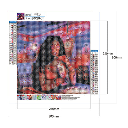 Character Series - Full Round Drill Diamond Painting 30*30CM