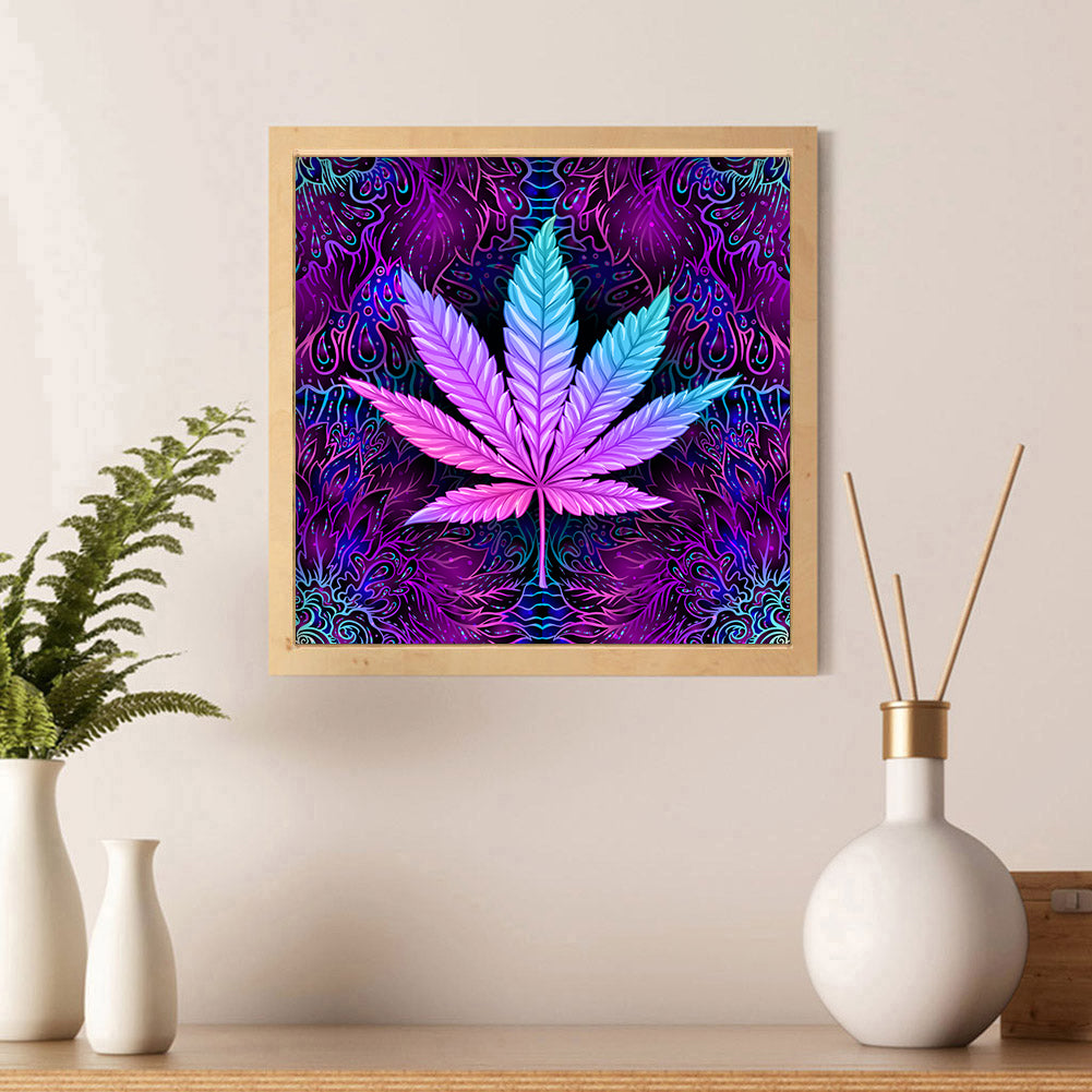 Leaves - Full Round Drill Diamond Painting 30*30CM