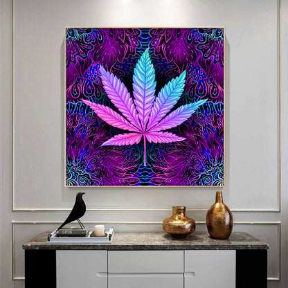 Leaves - Full Round Drill Diamond Painting 30*30CM