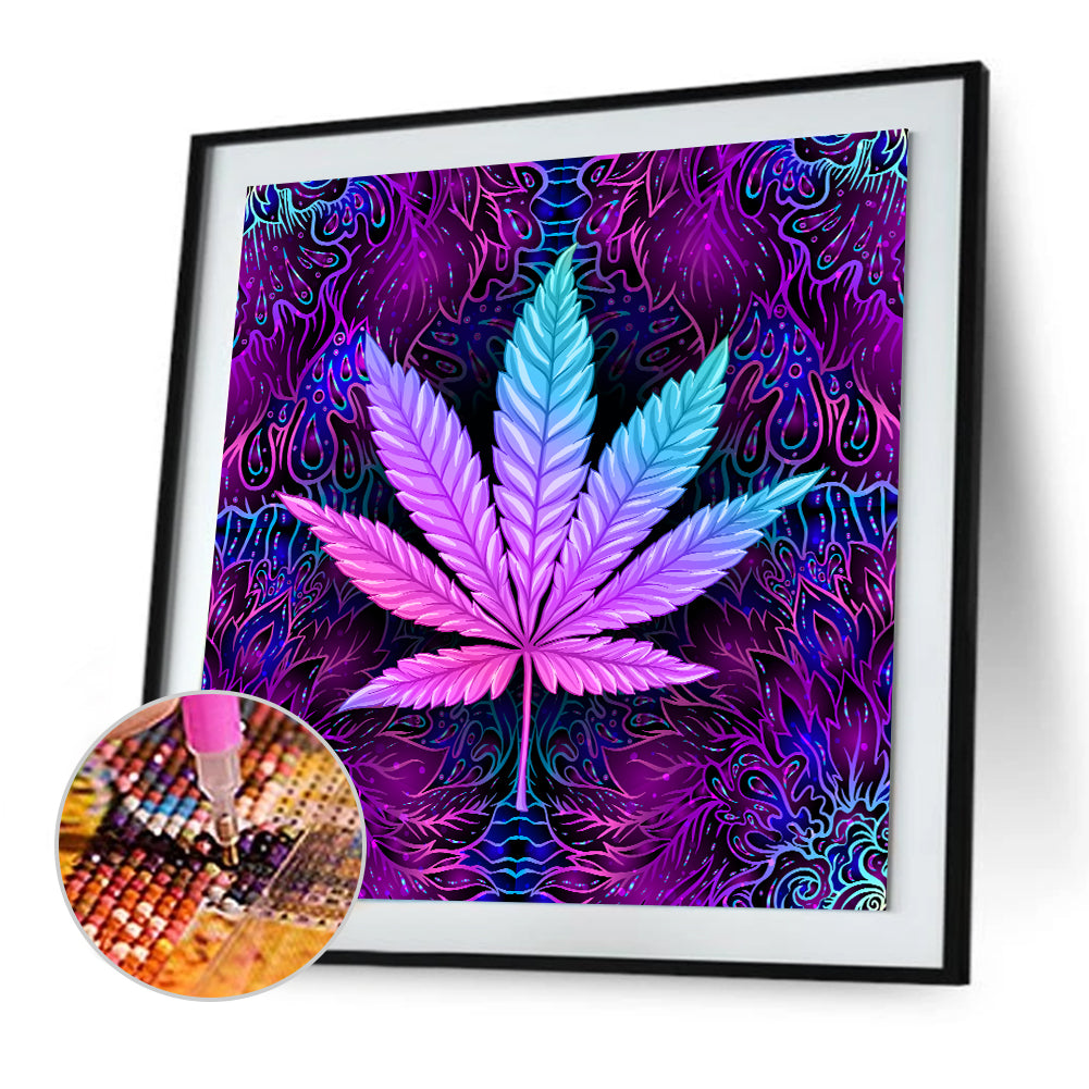 Leaves - Full Round Drill Diamond Painting 30*30CM