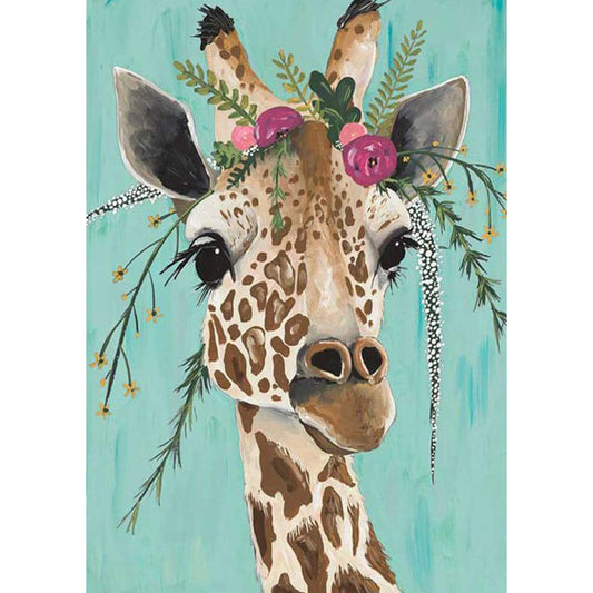 Giraffe - 11CT Stamped Cross Stitch 40*50CM