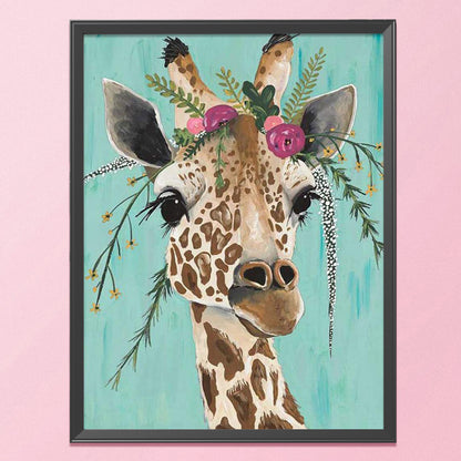 Giraffe - 11CT Stamped Cross Stitch 40*50CM