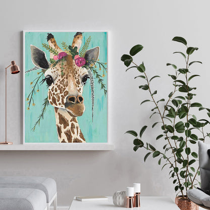 Giraffe - 11CT Stamped Cross Stitch 40*50CM