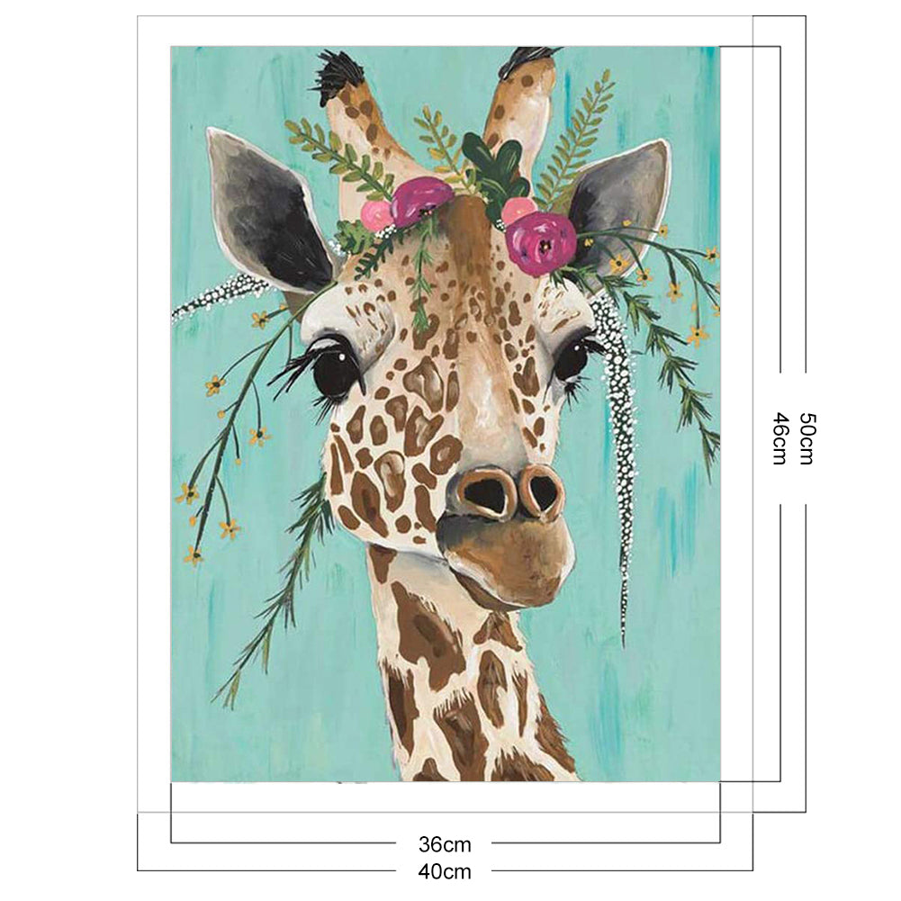 Giraffe - 11CT Stamped Cross Stitch 40*50CM