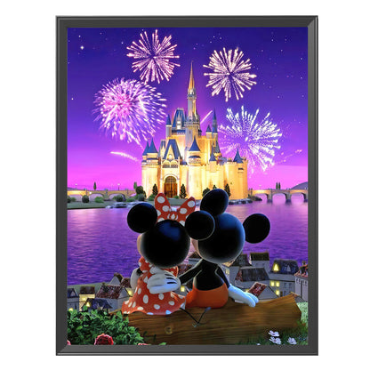 Cartoon Mouse - 11CT Stamped Cross Stitch 40*50CM
