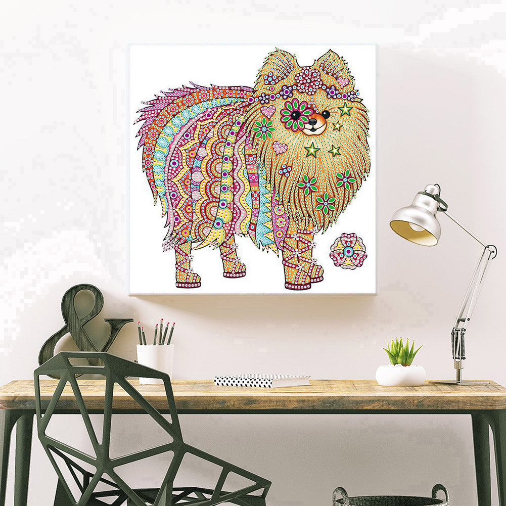 Lion - Special Shaped Drill Diamond Painting 30*30CM