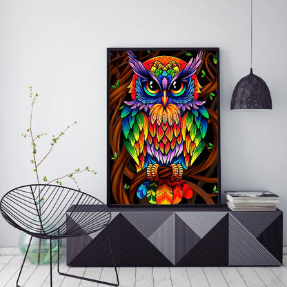 Owl - 11CT Stamped Cross Stitch 36*46CM