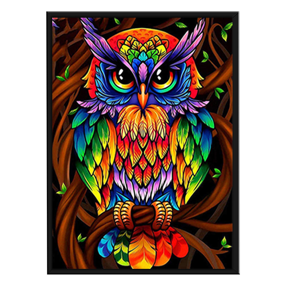 Owl - 11CT Stamped Cross Stitch 36*46CM